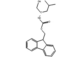 (S)-(9H-FLUOREN-9-YL)METHYL (1-HYDROXY-4-METHYLPENTAN-2-YL)CARBAMATE structure, CAS 139551-83-0