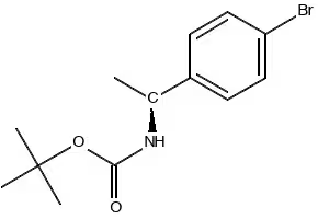 (S)-[1-(4-BROMOPHENYL)ETHYL]CARBAMIC ACID TERT-BUTYL ESTER structure, CAS 847728-89-6