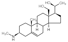 (S)-1-((3S,8R,9S,10R,13R,14S,17S)-13-(HYDROXYMETHYL)-10-METHYL-3-(METHYLAMINO)-2,3,4,7,8,9,10,11,12,13,14,15,16,17-TETRADECAHYDRO-1H-CYCLOPENTA[A]PHENANTHREN-17-YL)ETHANOL structure, CAS 17083-11-3