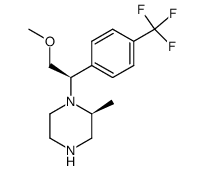 (S)-1-((R)-2-METHOXY-1-(4-(TRIFLUOROMETHYL)PHENYL)ETHYL)-2-METHYLPIPERAZINE structure, CAS 612494-07-2