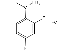(S)-1-(2,4-DIFLUOROPHENYL)ETHANAMINE HYDROCHLORIDE structure, CAS 844647-37-6