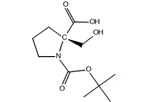(S)-1-(2,4-DINITROPHENYL)PYRROLIDINE-2-CARBOXYLIC ACID structure, CAS 1655-55-6