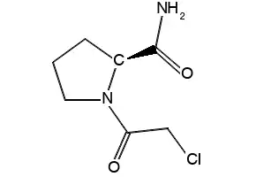 (S)-1-(2-CHLOROACETYL)PYRROLIDINE-2-CARBOXAMIDE structure, CAS 214398-99-9