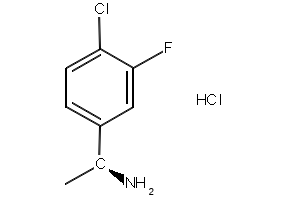 (S)-1-(4-CHLORO-3-FLUOROPHENYL)ETHANAMINE HYDROCHLORIDE structure, CAS 1245808-01-8