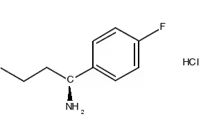 (S)-1-(4-FLUOROPHENYL)BUTAN-1-AMINE HYDROCHLORIDE structure, CAS 1269478-85-4