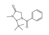 (S)-1-BENZOYL-2-(TERT-BUTYL)-3-METHYLIMIDAZOLIDIN-4-ONE structure, CAS 101055-56-5