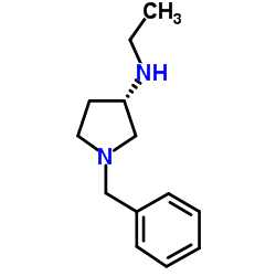(S)-1-BENZYL-N-ETHYLPYRROLIDIN-3-AMINE structure, CAS 169750-99-6