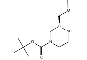 (S)-1-BOC-2-METHOXYMETHYLPIPERAZINE structure, CAS 955400-16-5