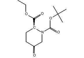 (S)-1-TERT-BUTYL 2-ETHYL 5-OXOPIPERIDINE-1,2-DICARBOXYLATE structure, CAS 1260587-51-6