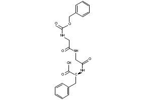 (S)-11-BENZYL-3,6,9-TRIOXO-1-PHENYL-2-OXA-4,7,10-TRIAZADODECAN-12-OIC ACID structure, CAS 13171-93-2
