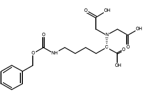 (S)-2,2'-((5-AMINO-1-CARBOXYPENTYL)AZANEDIYL)DIACETIC ACID HYDRATE structure, CAS 875289-80-8