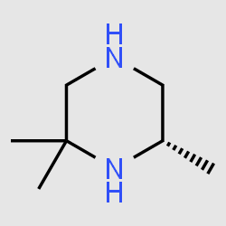 (S)-2,2,6-TRIMETHYLPIPERAZINE structure, CAS 170568-91-9