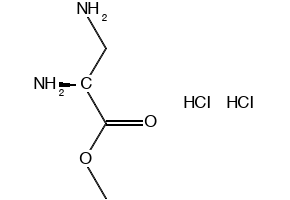 (S)-2,3-DIAMINOPROPANOIC ACID DIHYDROCHLORIDE structure, CAS 19777-68-5