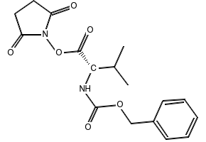 (S)-2,5-DIOXOPYRROLIDIN-1-YL 2-(((BENZYLOXY)CARBONYL)AMINO)-2-PHENYLACETATE structure, CAS 146118-22-1