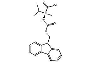 (S)-2-((((9H-FLUOREN-9-YL)METHOXY)CARBONYL)AMINO)-2,3-DIMETHYLBUTANOIC ACID structure, CAS 169566-81-8