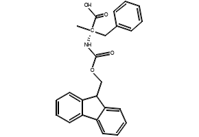 (S)-2-((((9H-FLUOREN-9-YL)METHOXY)CARBONYL)AMINO)-2-METHYL-3-PHENYLPROPANOIC ACID structure, CAS 135944-05-7