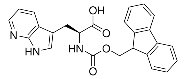 (S)-2-((((9H-FLUOREN-9-YL)METHOXY)CARBONYL)AMINO)-3-(1H-PYRROLO[2,3-B]PYRIDIN-3-YL)PROPANOIC ACID structure, CAS 737007-45-3