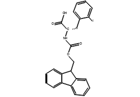 (S)-2-((((9H-FLUOREN-9-YL)METHOXY)CARBONYL)AMINO)-3-(2-IODOPHENYL)PROPANOIC ACID structure, CAS 210282-32-9