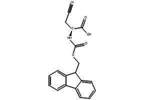(S)-2-((((9H-FLUOREN-9-YL)METHOXY)CARBONYL)AMINO)-3-CYANOPROPANOIC ACID structure, CAS 127273-06-7