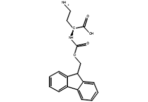 (S)-2-((((9H-FLUOREN-9-YL)METHOXY)CARBONYL)AMINO)-4-AMINOBUTANOIC ACID structure, CAS 161420-87-7