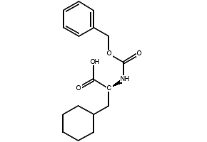 (S)-2-(((BENZYLOXY)CARBONYL)AMINO)-3-CYCLOHEXYLPROPANOIC ACID structure, CAS 25341-42-8