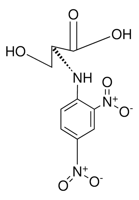 (S)-2-((2,4-DINITROPHENYL)AMINO)-3-HYDROXYPROPANOIC ACID structure, CAS 1655-64-7