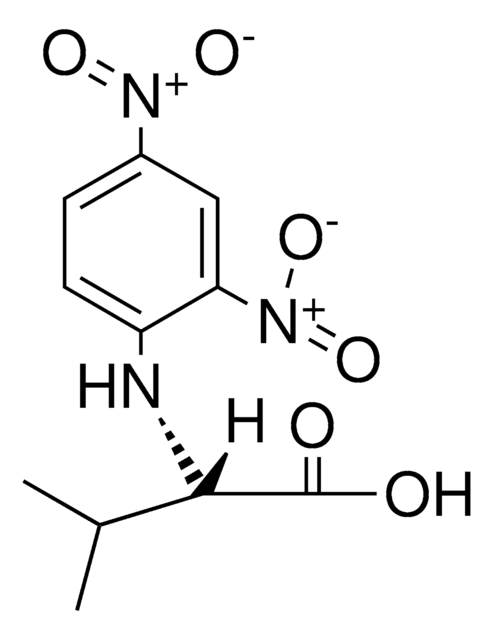 (S)-2-((2,4-DINITROPHENYL)AMINO)-3-METHYLBUTANOIC ACID structure, CAS 1694-97-9
