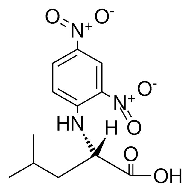 (S)-2-((2,4-DINITROPHENYL)AMINO)-4-METHYLPENTANOIC ACID structure, CAS 1655-57-8