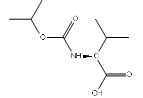 (S)-2-((ISOPROPOXYCARBONYL)AMINO)-3-METHYLBUTANOIC ACID structure, CAS 140923-27-9
