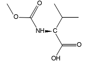 (S)-2-((METHOXYCARBONYL)AMINO)-3-METHYLBUTANOIC ACID structure, CAS 74761-42-5
