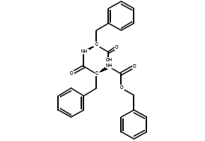 (S)-2-((S)-2-(((BENZYLOXY)CARBONYL)AMINO)-3-PHENYLPROPANAMIDO)-3-PHENYLPROPANOIC ACID structure, CAS 13122-91-3