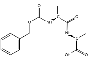 (S)-2-((S)-2-(((BENZYLOXY)CARBONYL)AMINO)PROPANAMIDO)PROPANOIC ACID structure, CAS 16012-70-7