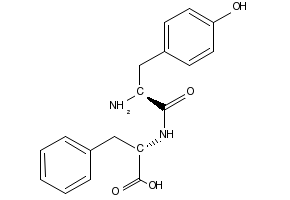 (S)-2-((S)-2-AMINO-3-(4-HYDROXYPHENYL)PROPANAMIDO)-3-PHENYLPROPANOIC ACID structure, CAS 17355-11-2