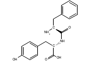 (S)-2-((S)-2-AMINO-3-PHENYLPROPANAMIDO)-3-(4-HYDROXYPHENYL)PROPANOIC ACID structure, CAS 17355-18-9
