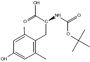 (S)-2-((TERT-BUTOXYCARBONYL)AMINO)-3-(4-HYDROXY-2,6-DIMETHYLPHENYL)PROPANOIC ACID structure, CAS 99953-00-1