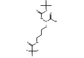 (S)-2-((TERT-BUTOXYCARBONYL)AMINO)-6-(2,2,2-TRIFLUOROACETAMIDO)HEXANOIC ACID structure, CAS 16965-06-3