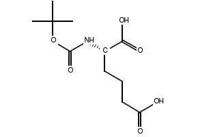 (S)-2-((TERT-BUTOXYCARBONYL)AMINO)HEXANEDIOIC ACID structure, CAS 77302-72-8