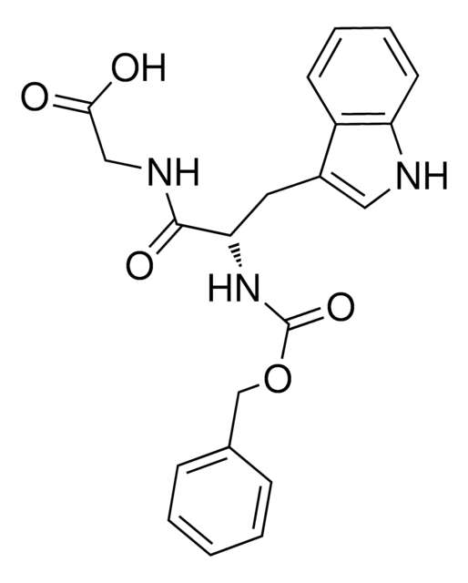 (S)-2-(2-(((BENZYLOXY)CARBONYL)AMINO)-3-(1H-INDOL-3-YL)PROPANAMIDO)ACETIC ACID structure, CAS 17388-70-4