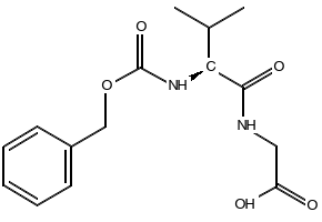 (S)-2-(2-(((BENZYLOXY)CARBONYL)AMINO)-3-HYDROXYPROPANAMIDO)ACETIC ACID structure, CAS 30735-20-7