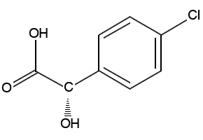 (S)-2-(4-CHLOROPHENYL)-2-HYDROXYACETIC ACID structure, CAS 76496-63-4