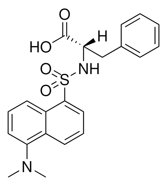 (S)-2-(5-(DIMETHYLAMINO)NAPHTHALENE-1-SULFONAMIDO)-3-PHENYLPROPANOIC ACID structure, CAS 1104-36-5
