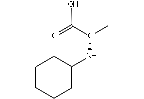 (S)-2-(CYCLOHEXYLAMINO)PROPANOIC ACID structure, CAS 82017-30-9