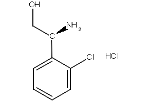 (S)-2-AMINO-1-(2-CHLOROPHENYL)ETHANOL HYDROCHLORIDE structure, CAS 171074-93-4