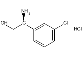 (S)-2-AMINO-1-(3-CHLOROPHENYL)ETHANOL HYDROCHLORIDE structure, CAS 469887-83-0