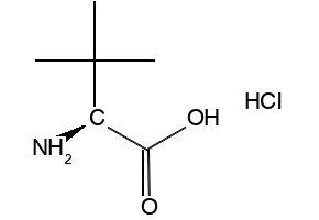 (S)-2-AMINO-3,3-DIMETHYLBUTANOIC ACID HYDROCHLORIDE structure, CAS 139163-43-2