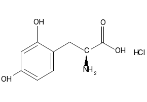 (S)-2-AMINO-3-(2,4-DIHYDROXYPHENYL)PROPANOIC ACID structure, CAS 26049-87-6