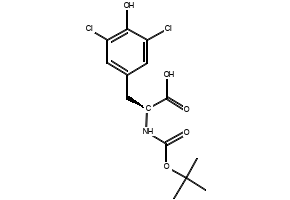(S)-2-AMINO-3-(3,5-DICHLORO-4-HYDROXYPHENYL)PROPANOIC ACID structure, CAS 15106-62-4