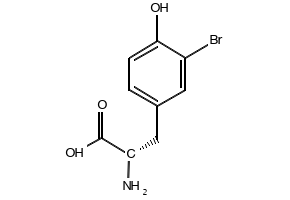 (S)-2-AMINO-3-(3-BROMO-4-HYDROXYPHENYL)PROPANOIC ACID structure, CAS 38739-13-8