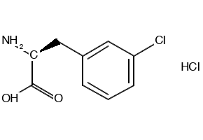 (S)-2-AMINO-3-(3-CHLOROPHENYL)PROPANOIC ACID HYDROCHLORIDE structure, CAS 123053-22-5