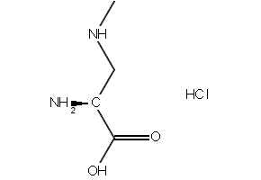 (S)-2-AMINO-3-(METHYLAMINO)PROPANOIC ACID HYDROCHLORIDE structure, CAS 16012-55-8